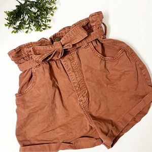 Abercrombie & Fitch| Women’s Mauve Paper Bag Shorts